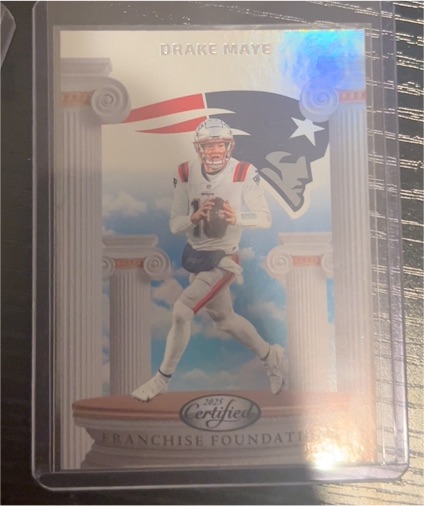 2025 Panini Certified Franchise Foundations #FFO-DME Drake Maye — front