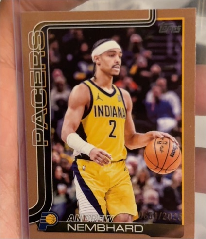 2025-26 Topps #52 Andrew Nembhard — front