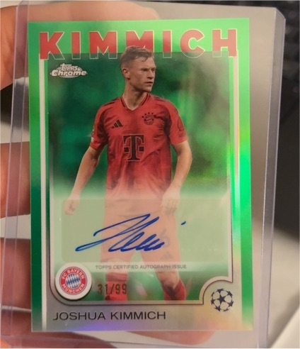 2024-25 Topps Chrome UEFA Club Competitions #CA-JK Joshua Kimmich — front