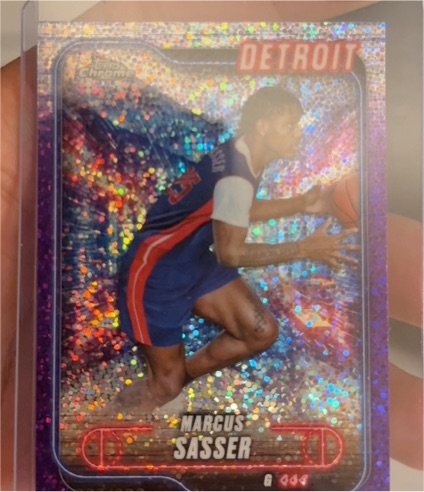 2024-25 Topps Chrome #49 Marcus Sasser — front