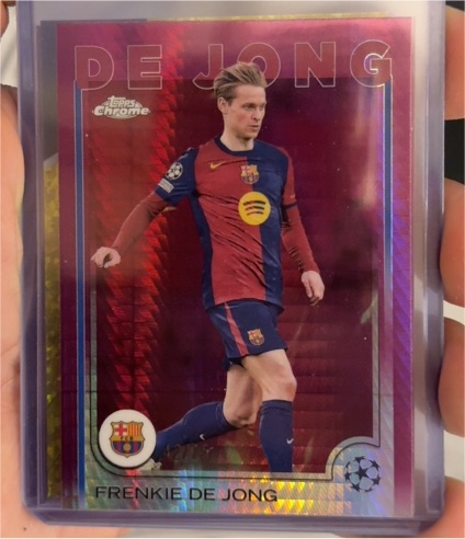 2024-25 Topps Chrome UEFA Club Competitions #172 Frenkie De Jong — front