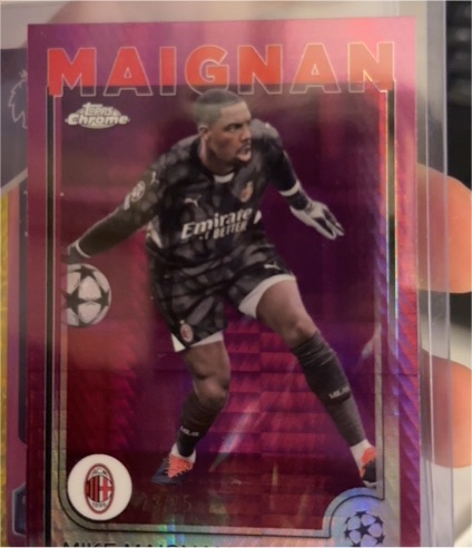 2024-25 Topps Chrome UEFA #198 Mike Maignan — front