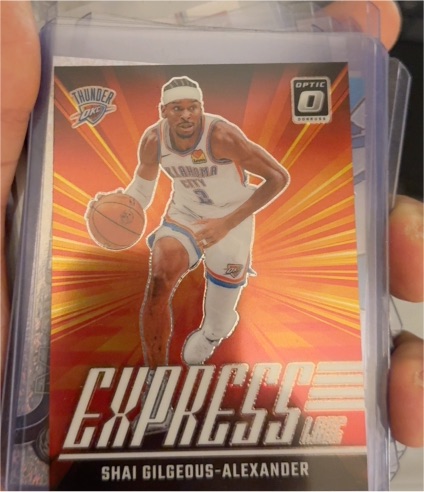 2024-25 Donruss Optic #24 Shai Gilgeous-Alexander Express Lane — front
