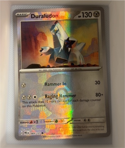 2021 Pokémon Sword & Shield Prismatic Evolutions #069 Duraludon — front