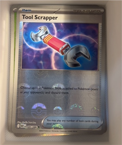 2025 Pokémon SV: White Flare #085 Tool Scrapper — front