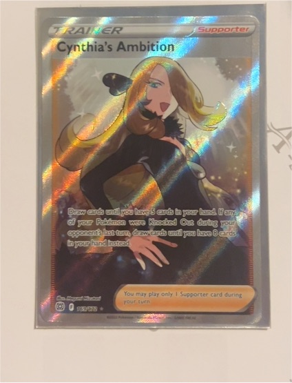 2022 Pokémon Brilliant Stars #169 Cynthia's Ambition — front