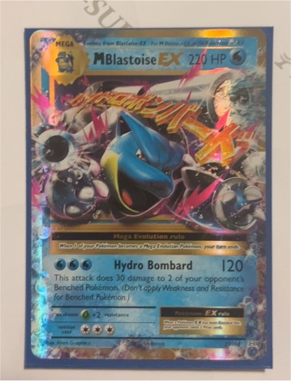 2016 Pokémon XY Evolutions #22 M Blastoise EX — front