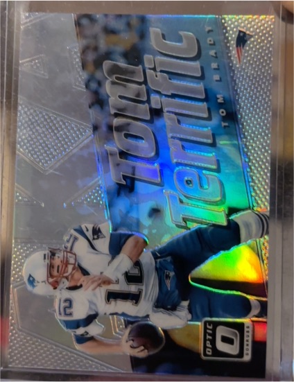 2017 Panini Donruss Optic #15 Tom Brady AKA Tom Terrific — front