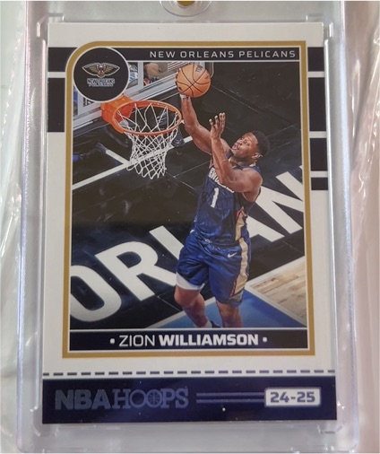 2024-25 Panini NBA Hoops #34 Zion Williamson — front