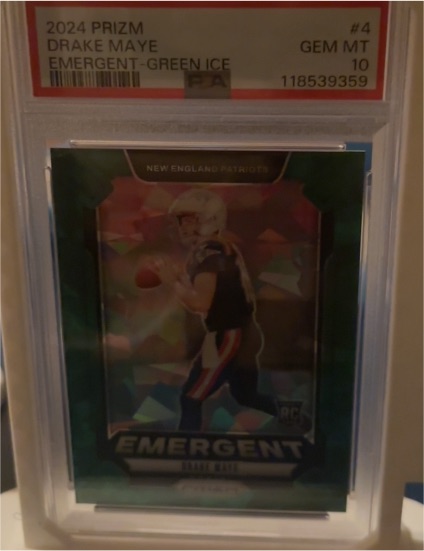 2024 Panini Prizm #4 Drake Maye — front