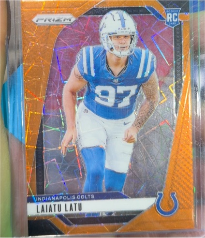 2024 Panini Prizm #366 Laiatu Latu — front