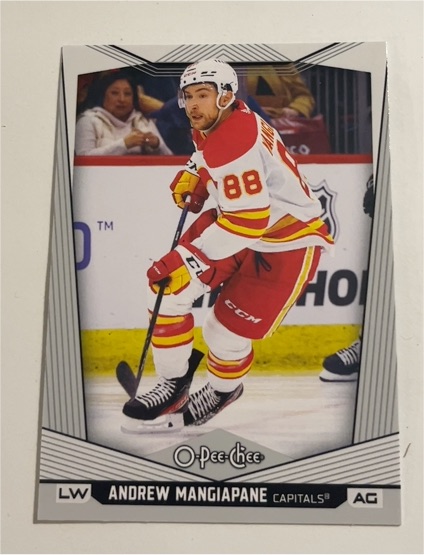 2024-25 O-Pee-Chee #83 Andrew Mangiapane Washington Capitals — front