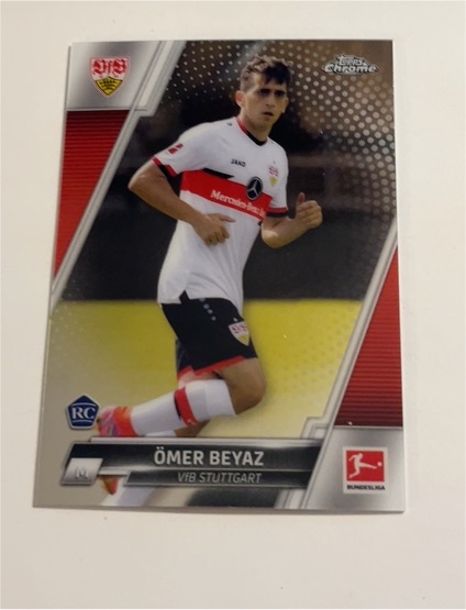 2021-22 Topps Chrome Bundesliga #90 Ömer Beyaz — front