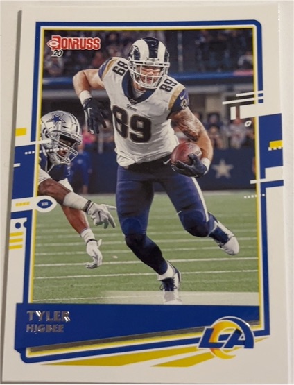 2020 Donruss #148 Tyler Higbee — front