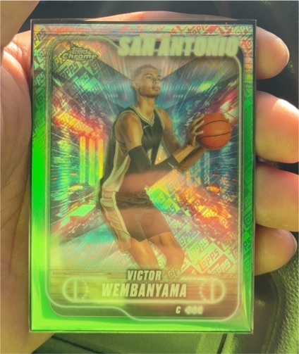 2024-25 Topps Chrome #193 Victor Wembanyama — front