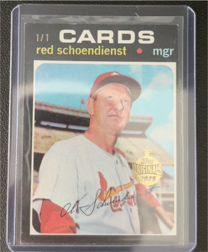 1971 Topps #239 Red Schoendienst — front