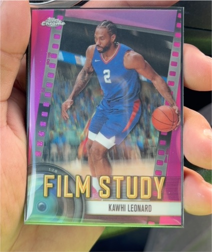 2024-25 Topps Chrome #FS-15 Kawhi Leonard Film Study — front