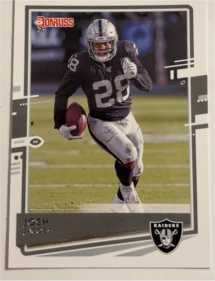 2020 Donruss #199 Josh Jacobs — front