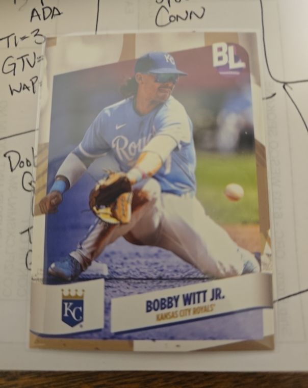 2024 Topps Big League BL Bobby Witt Jr. — front