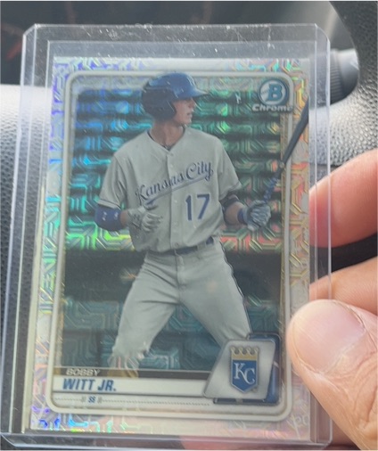 2020 Bowman Chrome #BCP-160 Bobby Witt Jr. — front