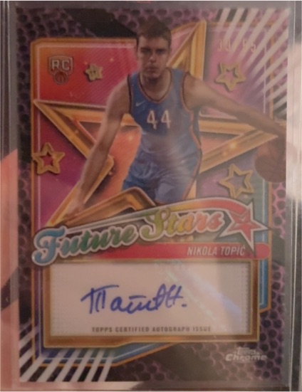 2024-25 Topps Chrome Future Stars #FSA-NT Nikola Topic — front