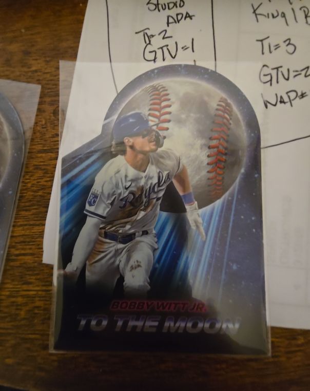 2024 Topps Big League To the Moon Die-Cuts #TM-10 Bobby Witt Jr. — front