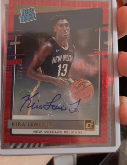 2020-21 Donruss #207 Kira Lewis Jr. — front