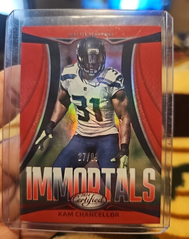 2024 Panini Certified #14 Kam Chancellor Immortals — front