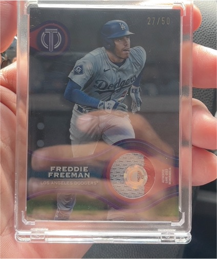 2025 Topps Tribute #SOA-FF Freddie Freeman — front