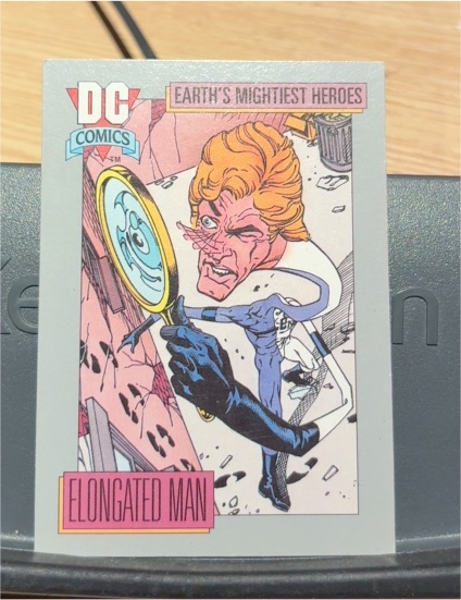 1991 Impel DC Comics Earth's Mightiest Heroes #47 Elongated Man — front
