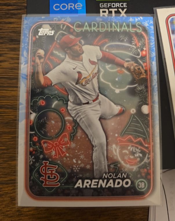 2024 Topps Holiday #H139 Nolan Arenado — front