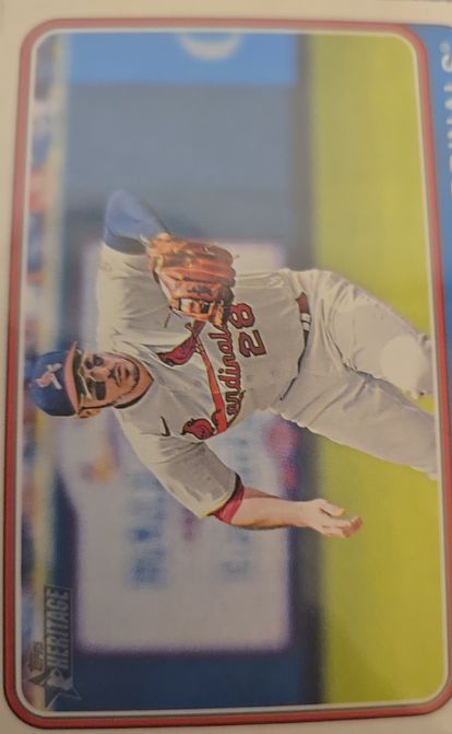 2023 Topps Heritage #TH-28 Tommy Edman — front