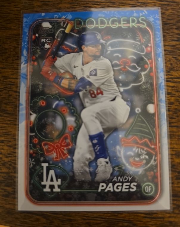 2024 Topps Holiday #H103 Andy Pages — front