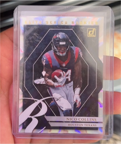 2021 Donruss Elite Series Rookies #ESR-NCO Nico Collins — front