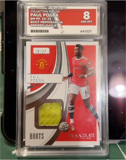 2021 Panini Immaculate Collection Soccer #BM-PP 20/34 Paul Pogba — front