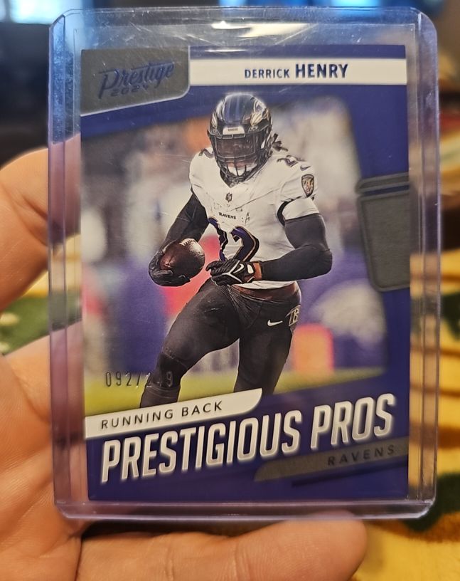 2024 Panini Prestige #PP-DHY Derrick Henry Prestigious Pros — front
