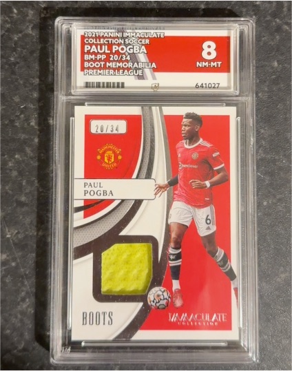 2021 Panini Immaculate Collection Soccer BM-PP 20/34 Paul Pogba — front