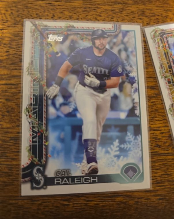 2025 Topps Holiday #H54 Cal Raleigh — front