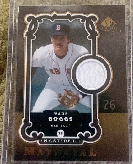 2007 SP Legendary Cuts Masterful Materials #26 Wade Boggs — front