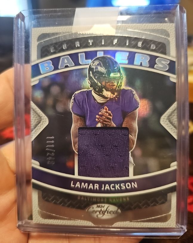 2024 Panini Certified Certified Ballers #CBM-LJN Lamar Jackson — front