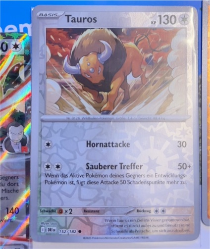 2025 Pokémon SV10: Destined Rivals #152 Tauros — front