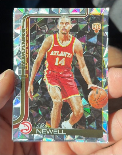 2025-26 Topps #223 Asa Newell — front