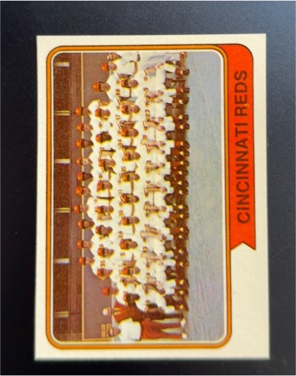 1974 Topps #459 Cincinnati Reds Team — front