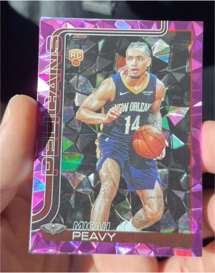 2025-26 Topps #241 Micah Peavy Diamante — front