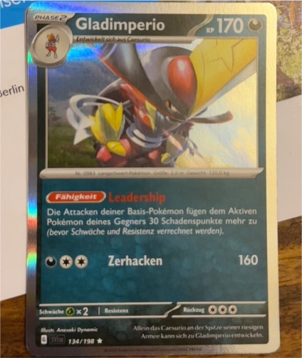 2023 Pokémon Scarlet & Violet #134 Gladimperio — front