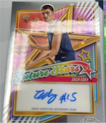 2024-25 Topps Chrome Future Stars #FSA-ZE Zach Edey — front