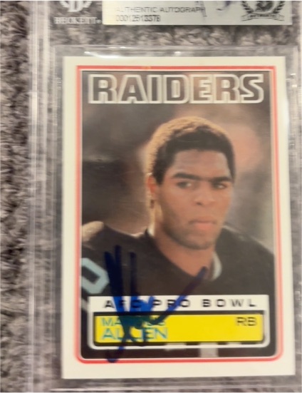 1983 Topps #294 Marcus Allen Rookie Card — front