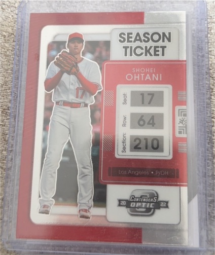 2022 Panini Chronicles Contenders Optic Season Ticket #4 Shohei Ohtani — front