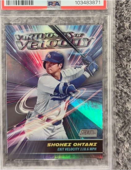 2024 Topps Stadium Club Virtuosos of Velocity #VV-5 Shohei Ohtani — front