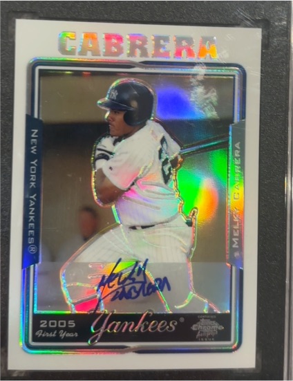 2005 Topps Chrome #Melky Cabrera New York Yankees — front